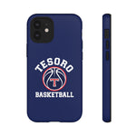 iPhone/Samsung Tough Cases - Tesoro Basketball on Blue