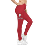 Women's Casual Leggings (Red) - F Baseball