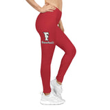 Women's Casual Leggings (Red) - F Baseball