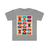 Gildan Unisex Softstyle T-Shirt 64000 - Circle Pattern Perry