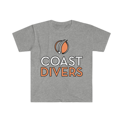 Gildan Unisex Softstyle T-Shirt 64000 (Orange) - Coast Divers