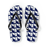 Flip Flops (Navy, Pattern) - Falcon Choirs