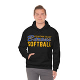 Gildan Unisex Heavy Blend™ Hooded Sweatshirt 18500 - FV Barons Softball