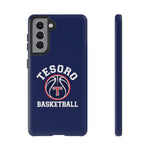 iPhone/Samsung Tough Cases - Tesoro Basketball on Blue