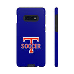 iPhone/Samsung Tough Cases - Big T Soccer on Blue