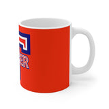 Ceramic Mug - Big T Soccer on Red