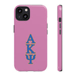 iPhone/Samsung Tough Cases - AKPsi on Pink