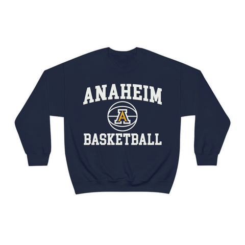 Gildan Unisex Heavy Blend™ Crewneck Sweatshirt 18000 - Anaheim A Basketball