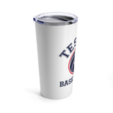 Tumbler 20oz - Tesoro Basketball on White