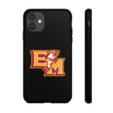 iPhone/Samsung Tough Cases (Black) - EM