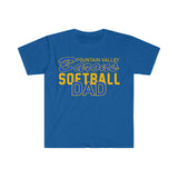 Gildan Unisex Softstyle T-Shirt (64000) - FV Barons Softball Dad