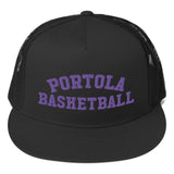 Yupoong 5 Panel Trucker Cap (6006) - Portola Basketball