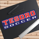 Bumper Sticker - Tesoro Soccer on Blue