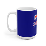 Ceramic Mug - Big T Soccer on Blue