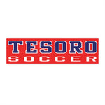 Bumper Sticker - Tesoro Soccer on Red