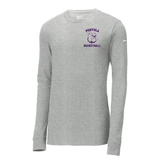 Nike Core Cotton Long Sleeve Tee (NKBQ5232) - Bulldogs Basketball (Pocket Purple Logo)