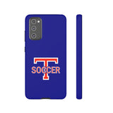 iPhone/Samsung Tough Cases - Big T Soccer on Blue