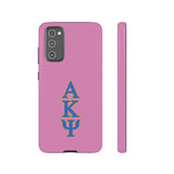 iPhone/Samsung Tough Cases - AKPsi on Pink