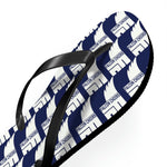 Flip Flops (Navy, Pattern) - Falcon Choirs