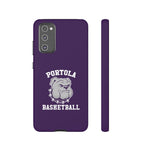 iPhone/Samsung Tough Cases (Purple) - Bulldogs Basketball
