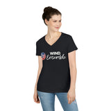 Gildan Ladies' V-Neck T-Shirt 5V00L - Wind Ensemble