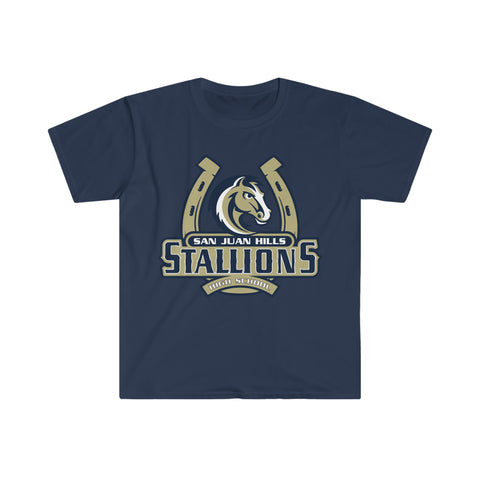 Gildan Unisex Softstyle T-Shirt 64000 - Stallions Horseshoe