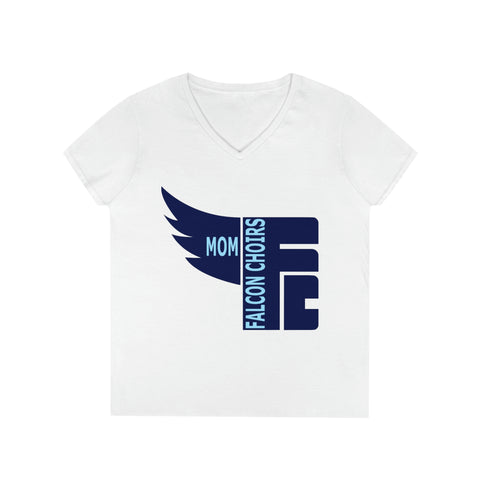 Gildan Ladies' V-Neck T-Shirt 5V00L - Falcon Choirs Mom