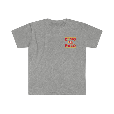 Gildan Unisex Softstyle T-Shirt 64000 - ElMo Polo Front Design (Pocket Logo)