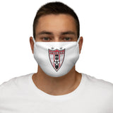 Snug-Fit Face Mask - Strikers FC Shield on White