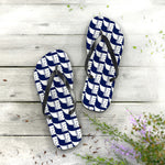 Flip Flops (Navy, Pattern) - Falcon Choirs