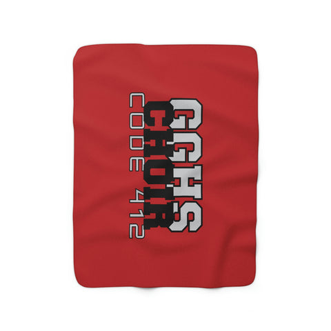Sherpa Fleece Blanket (Red) - GGHS Choir Code 412