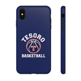 iPhone/Samsung Tough Cases - Tesoro Basketball on Blue