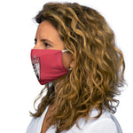 Snug-Fit Face Mask - Strikers FC Shield on Red