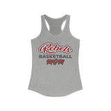 Next Level Women's Ideal Racerback Tank 1533 - Rebels Basketball Mom