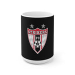 Ceramic Mug - Strikers FC Shield on Black