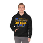 Gildan Unisex Heavy Blend™ Hooded Sweatshirt 18500 - FV Barons Softball Dad