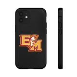 iPhone/Samsung Tough Cases (Black) - EM