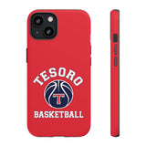 iPhone/Samsung Tough Cases - Tesoro Basketball on Red