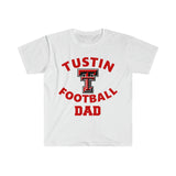 Gildan Unisex Softstyle T-Shirt 64000 - Double T Football Dad (Full Logo)