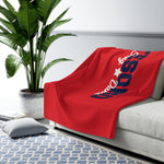 Sherpa Fleece Blanket (Red) - Tesoro Song Dance