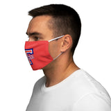 Snug-Fit Face Mask - Big T Soccer on Red