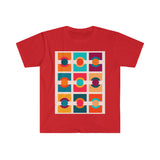 Gildan Unisex Softstyle T-Shirt 64000 - Circle Pattern Perry