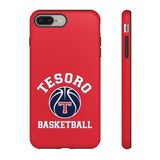 iPhone/Samsung Tough Cases - Tesoro Basketball on Red