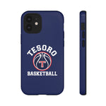 iPhone/Samsung Tough Cases - Tesoro Basketball on Blue