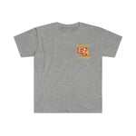 Gildan Unisex Softstyle T-Shirt 64000P - EM Swimming (Front) / Vanguards (Back)
