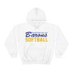 Gildan Unisex Heavy Blend™ Hooded Sweatshirt 18500 - FV Barons Softball