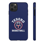 iPhone/Samsung Tough Cases - Tesoro Basketball on Blue