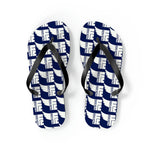 Flip Flops (Navy, Pattern) - Falcon Choirs