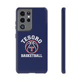 iPhone/Samsung Tough Cases - Tesoro Basketball on Blue