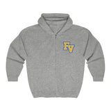 Gildan Unisex Heavy Blend™ Full Zip Hooded Sweatshirt - FV Barons Softball (Front/Back)